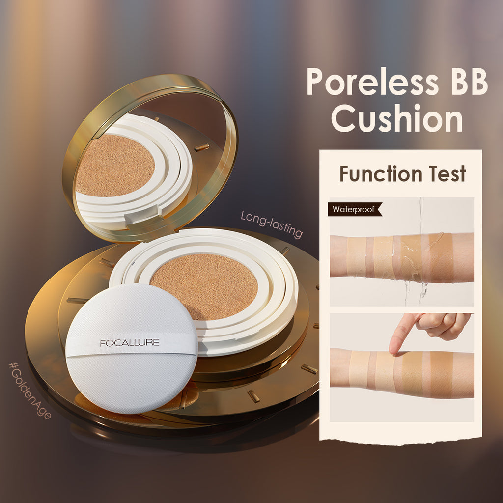 Foundation Air Cushion Waterproof Matte Base Poreless Full Coverage Face Cream Smooth Foundation Cosmetics
