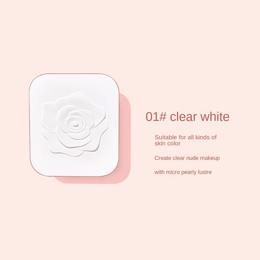 Mineral Face Pressed Powder Oil Control Natural Foundation Powder 2 Colors Smooth Finish Concealer Setting Powder