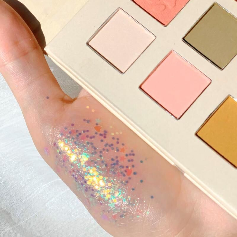 18 Color Cat Eyeshadow Palette ins pearlescent matte affordable eyeshadow palette for students is suitable for newbies