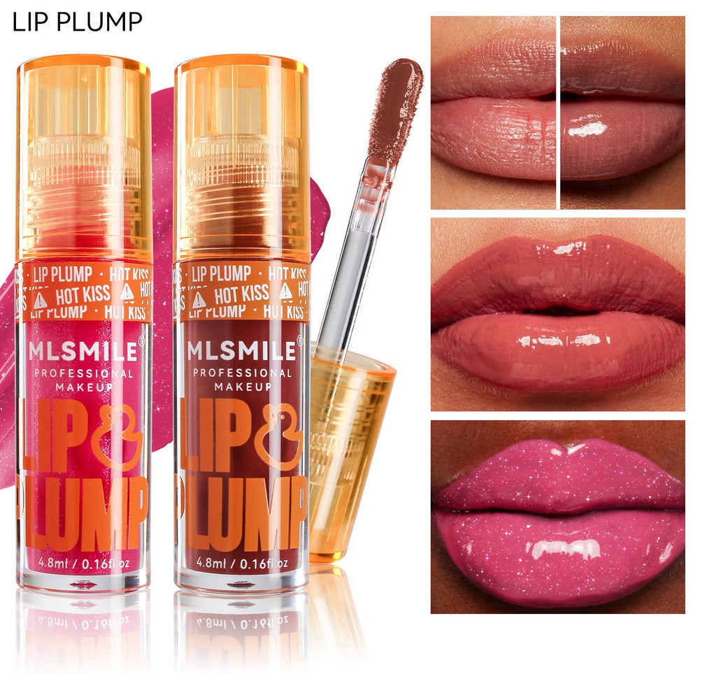 Duck Lip Plump Lip Oil Moisturizing Lip Gloss Mirror Water nature long-lasting Gloss Gloss Pearl Lip Glaze Set
