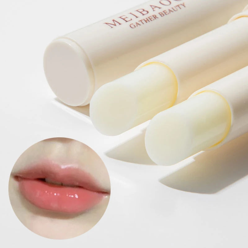 1pc Clear Colorless Lip Balm Moisturizing Lip Mask Crystal Lipstick Primer Nourishing Anti-cracking Makeup Lip Care Jelly Tinted