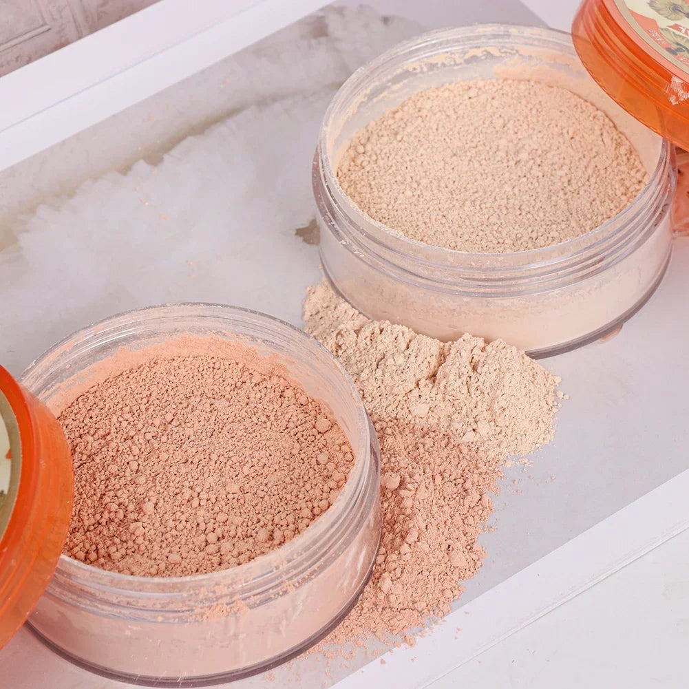 Waterproof Mineral Face Powder Oil Control Translucent Setting Powder High Coverage Makeup Fixer Powder Make-up For Women