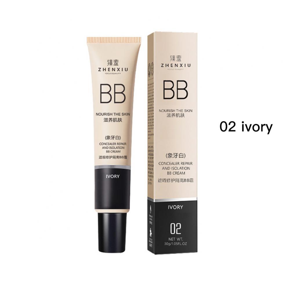 BB Cream Face Full Concealer Brighten Makeup BaseLonglasting Liquid Foundation Cream for Waterproof Face High Coverage