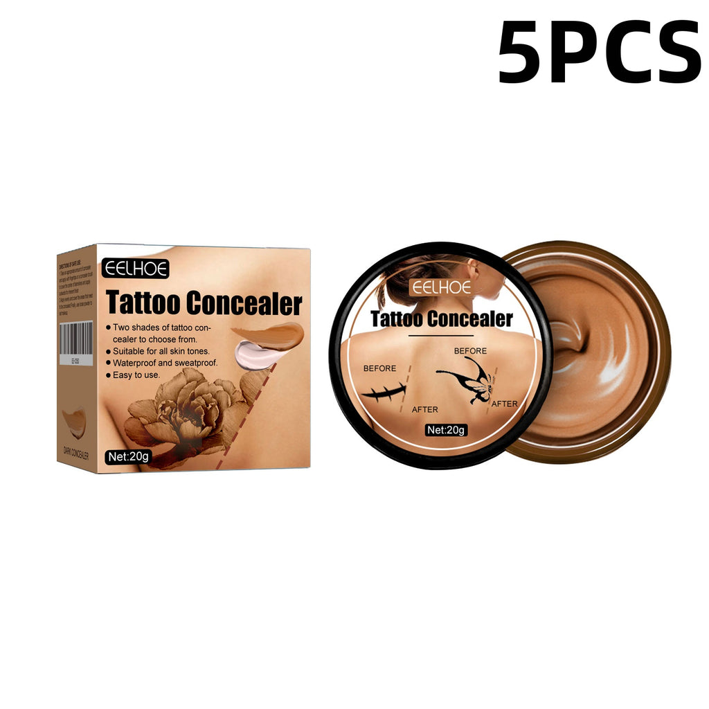 Tattoo Concealer 2 Color Waterproof Cover Up Stick Brightening & Invisible for TattoosLong Lasting Natural Look20g ﻿
