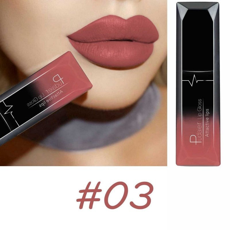 18 Color Christmas Lip Makeup 18 Color Super Matte Velvet Long Lasting Lipgloss Liquid Lipstick Lip Cream