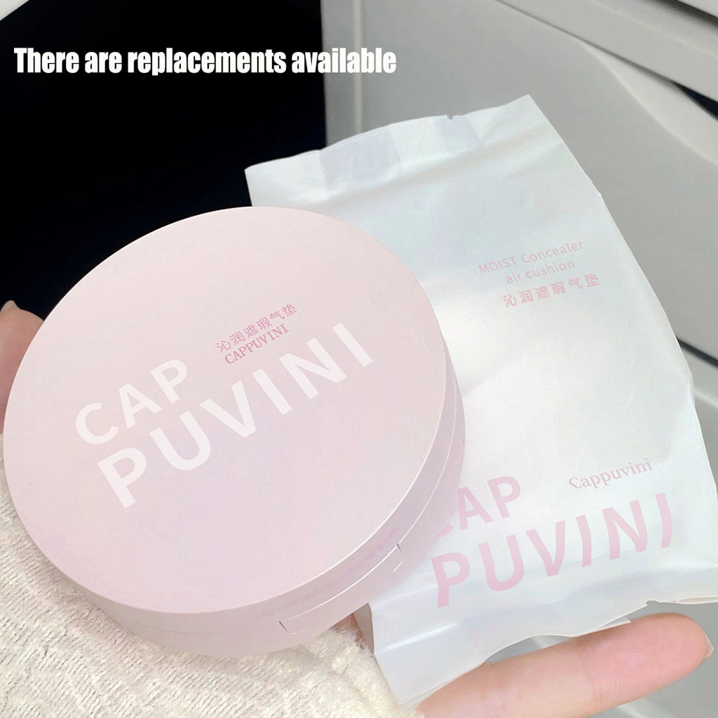 Air Cushion Foundation Full Coverage Waterproof Long-lasting Concealer 3 Colors Cushion Compact Face Makeup