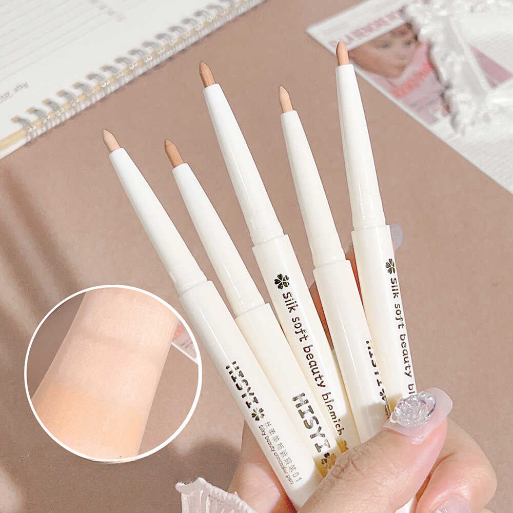 3 Color Face and Eye Concealer Pen Natural Perfect Contour Pen Water-based Soft Lip Liner Easy to Apply Face Brighten Makeup