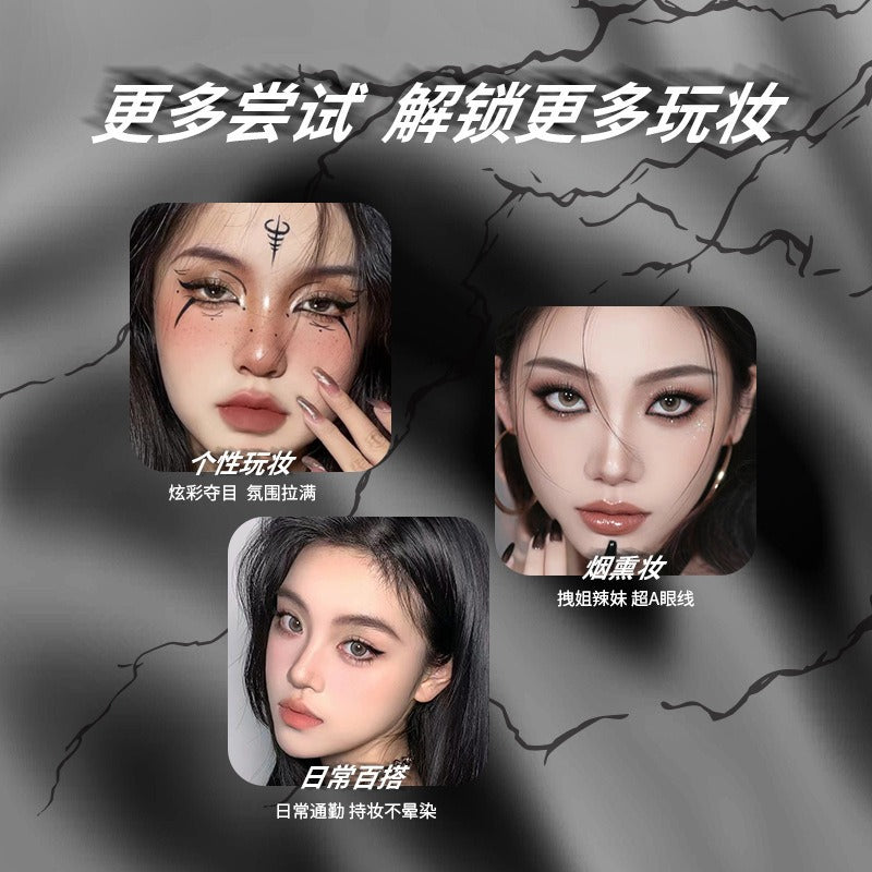 Black Waterproof Liquid Eyeliner Pen Long-Lasting Fast-Dry Makeup Eye Liner Cosmetics Pencil for Perfect Eye Makeup