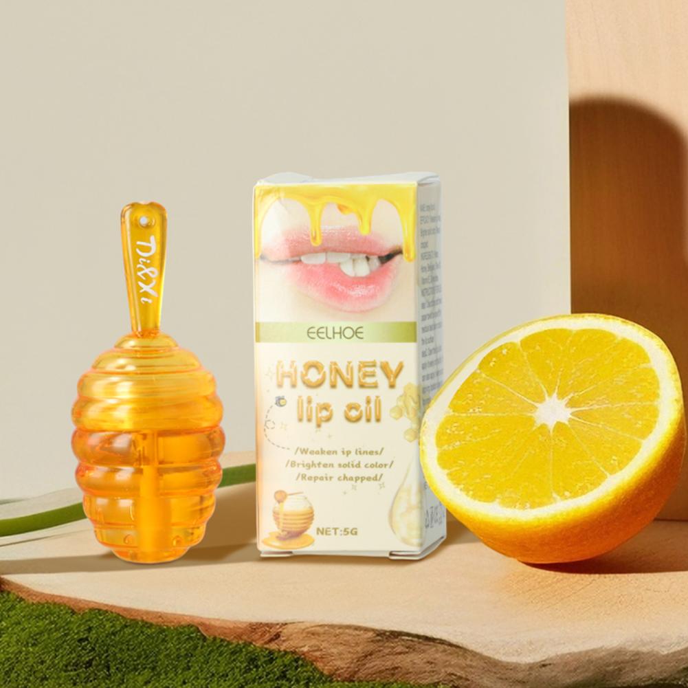 Children's Lipstick Honney Lip Oil Cute Pet Lip Balm Moisturizing Anti Cracking Primer Repairing Children Pure Removes Dead Skin