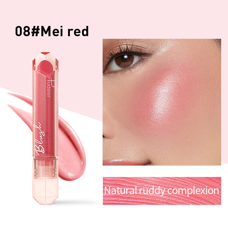 Multifunctional soft matte blush 9 colors available  natural contour blush stick