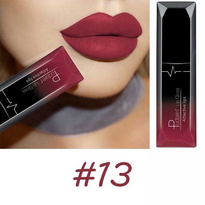 18 Color Christmas Lip Makeup 18 Color Super Matte Velvet Long Lasting Lipgloss Liquid Lipstick