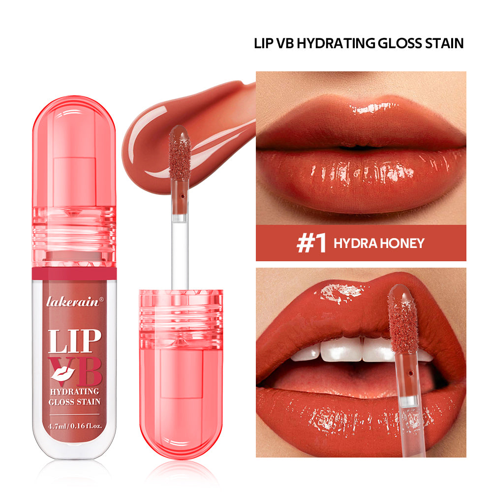 Lip Stain Vb Hydrating Gloss Stain 12HR Hydration Long-Lasting Moisturize Nourish Lips Hydra Honey Instant Glossy Wetness Makeup