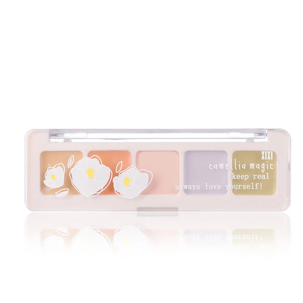 5 Colors Corrector Palette Color Correcting Concealer Palett Face Contouring Highlighter Conceals Dark Circles Blemishes