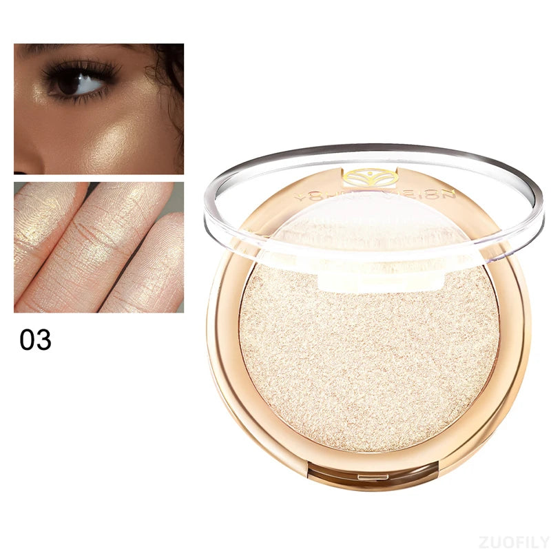 Beautiful Highlighter Powder Palette Makeup Glow Face Contour Shimmer Water Light Highlight Makeup Pallete Illuminator Cosmetics