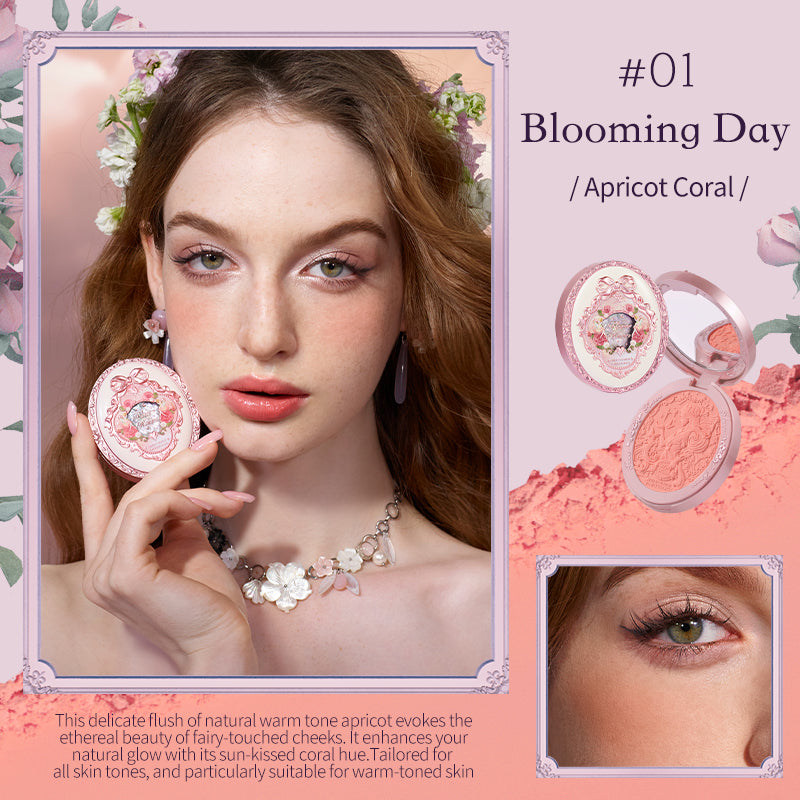 Flower Knows Midsummer Fairytales Collection Velvet Embossed Blush