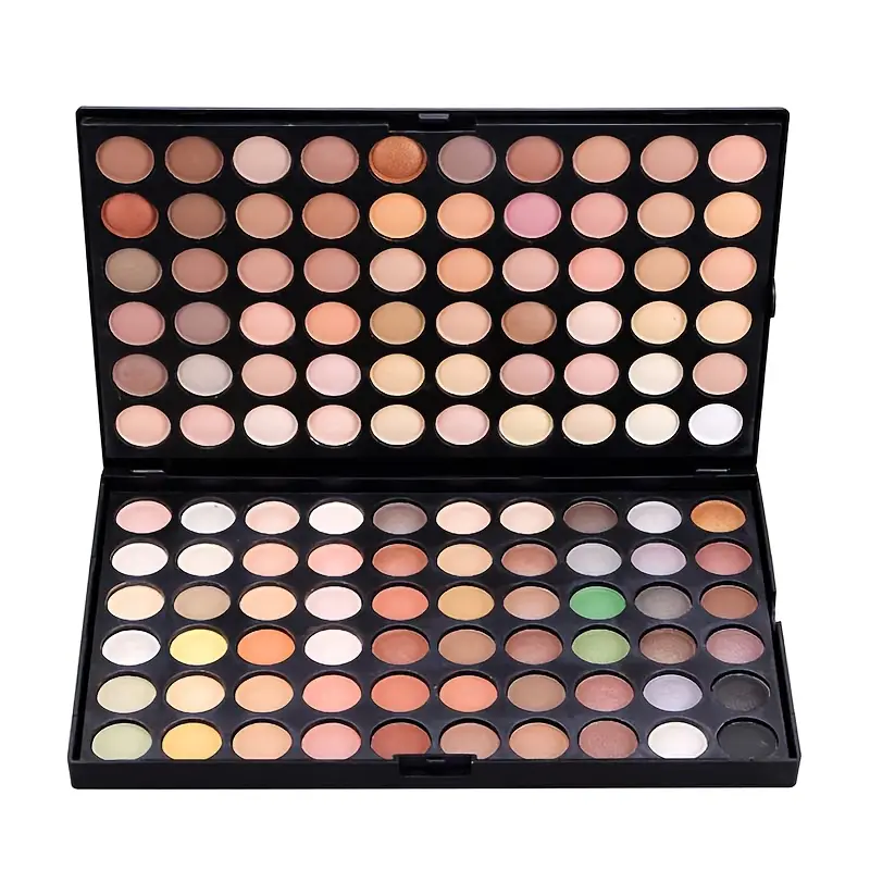 120 Color Eyeshadow Palette with Matte and Shimmer Effects Nude Warm Tones for Parties  Events and Professional Makeup Artistry
