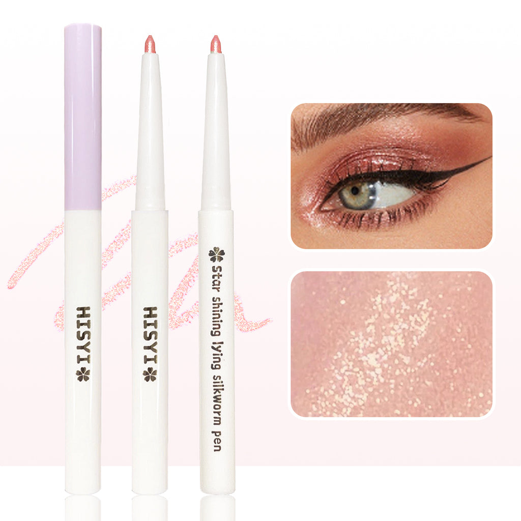 Two-In-One Lying Silkworm Pen Brightens down Waterproof Sweat-Proof Non-Smudge High-Light 3D Liquid Eyeliner Pen
