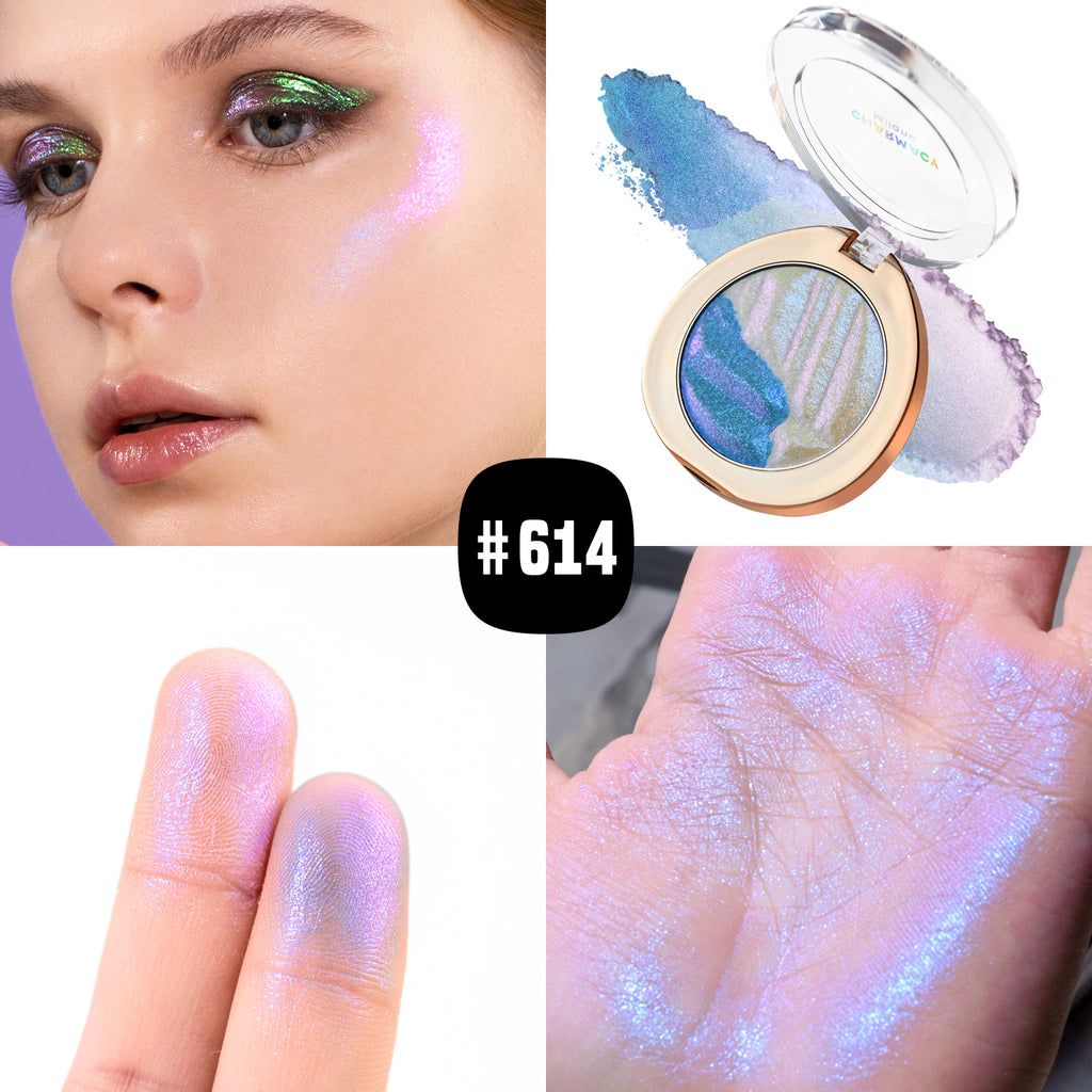 Duochrome Pigment Highlighter Glitter Long-lasting Multichrome Professional Highlighter Cosmetic Makeup for Women