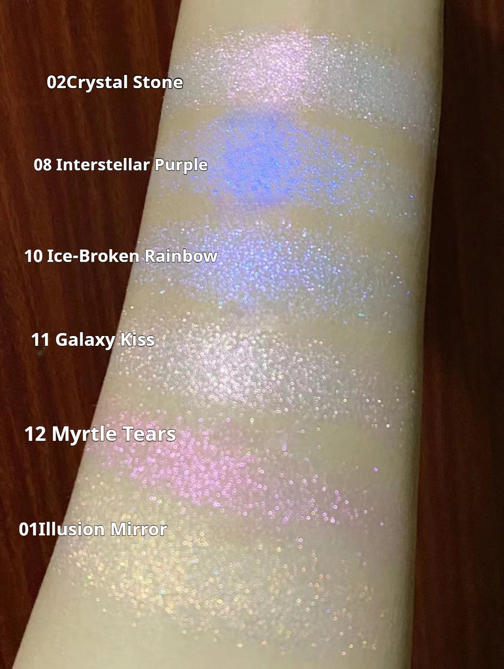 High Gloss Chameleon Highlight Matte Purple Fine Powder Cream Blusher Shiny Face Brightening Integrated Plate ROMATIC Makeup