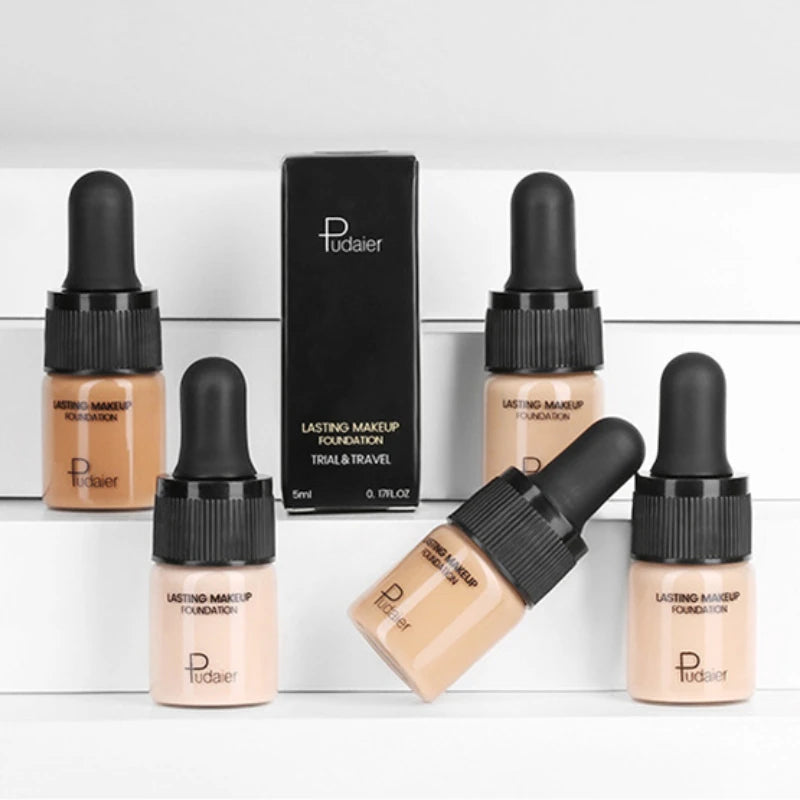 1PC Liquid Foundation Full Coverage Concealer Cream Oil-control Moisturizer Contour Matte Breathable Base Makeup