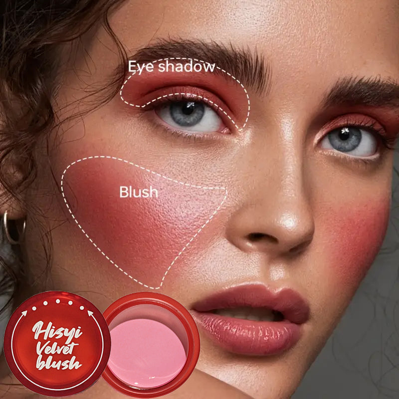 Swan velvet blush - waterproof  brightening  cream formula  long-lasting multi-purpose for lips cheeks and eyes  4 shades