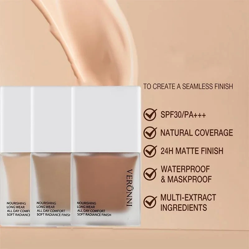 6 Colors Matte Concealer Cream Full Cover Acne Scars Dark Circles Lasting Waterproof Whitening Liquid Foundation Makeup Cosmetic