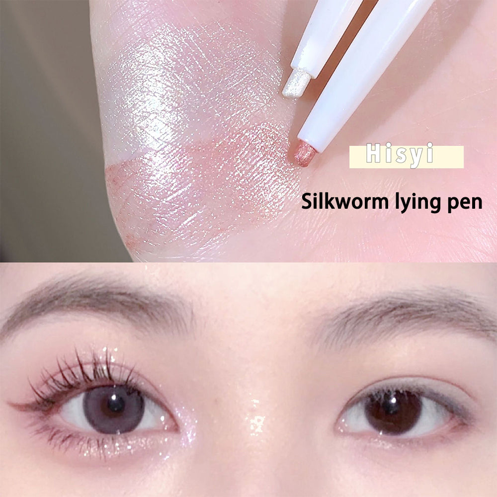 Two-In-One Lying Silkworm Pen Brightens down Waterproof Sweat-Proof Non-Smudge High-Light 3D Liquid Eyeliner Pen