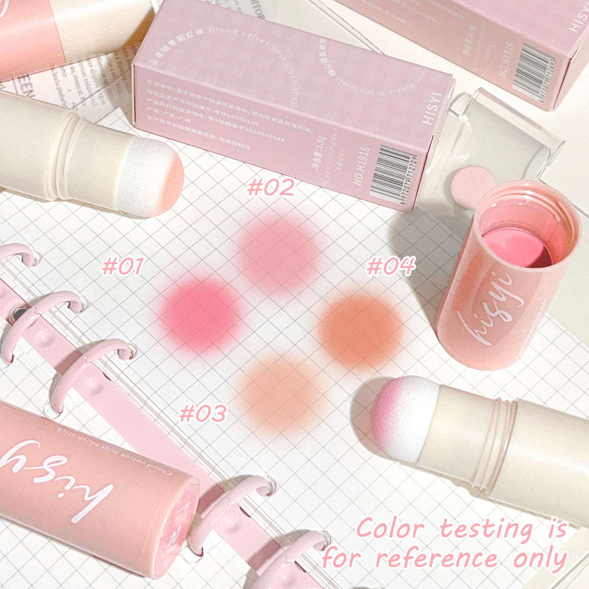 Soft Fog Blush Stick - Energetic and Bouncy Korean Style Brightening  Dual-Use for Lips and Cheeks