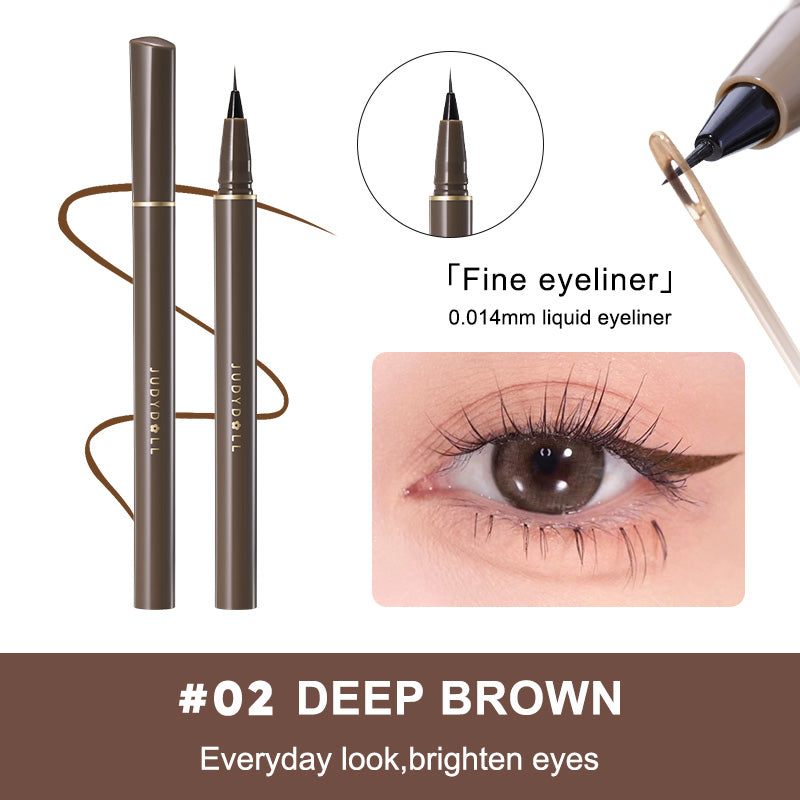 Precision Liquid Eyeliner Pen, Ultra-Fine Tip, Waterproof, Smudge-Proof, 24-Hour Long-Lasting, Perfect for Lash Line