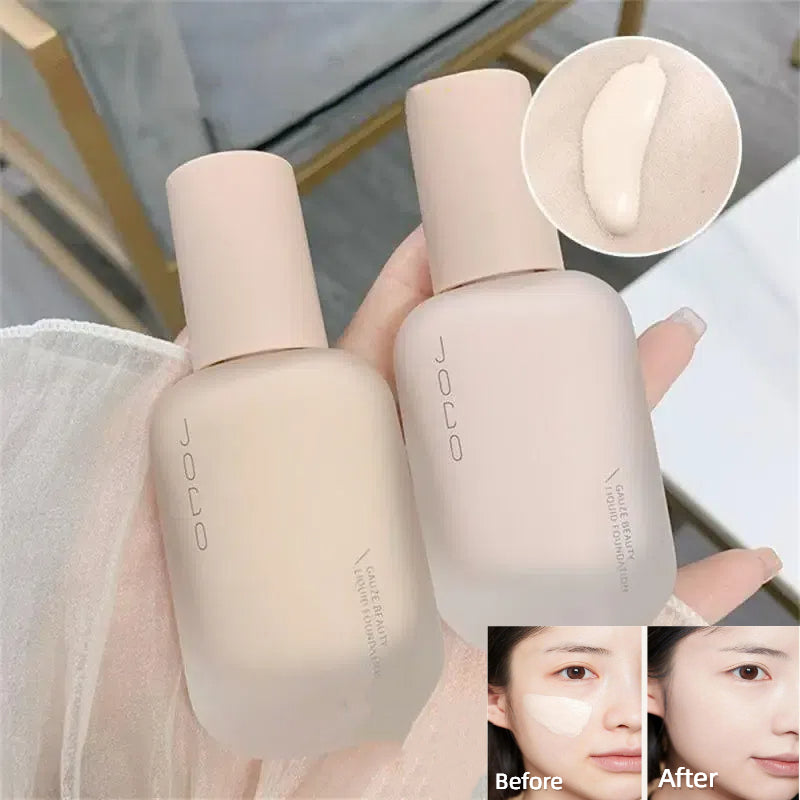 Liquid Foundation 40ml Brighten Skin Oil Control Moisturizing Cosmetics Face Base Cream Cover Dark Circles Long Lasting Makeup