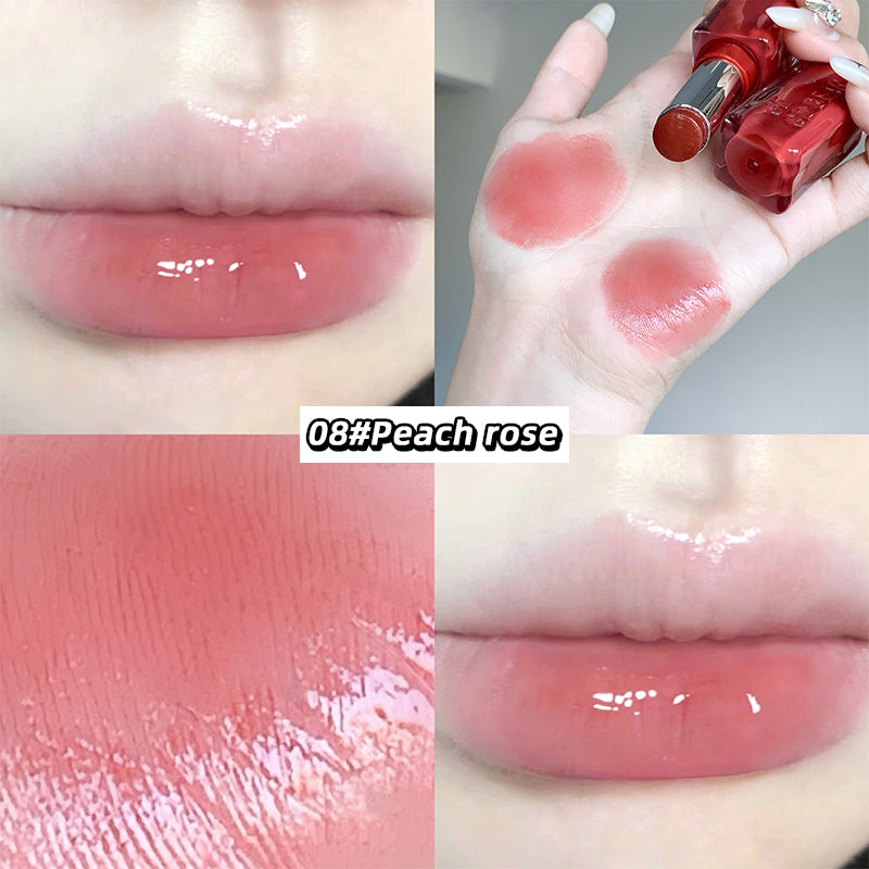  Mirror Gloss Lipstick — Ice-Translucent Water-Gloss Finish  Plumping and Hydrating