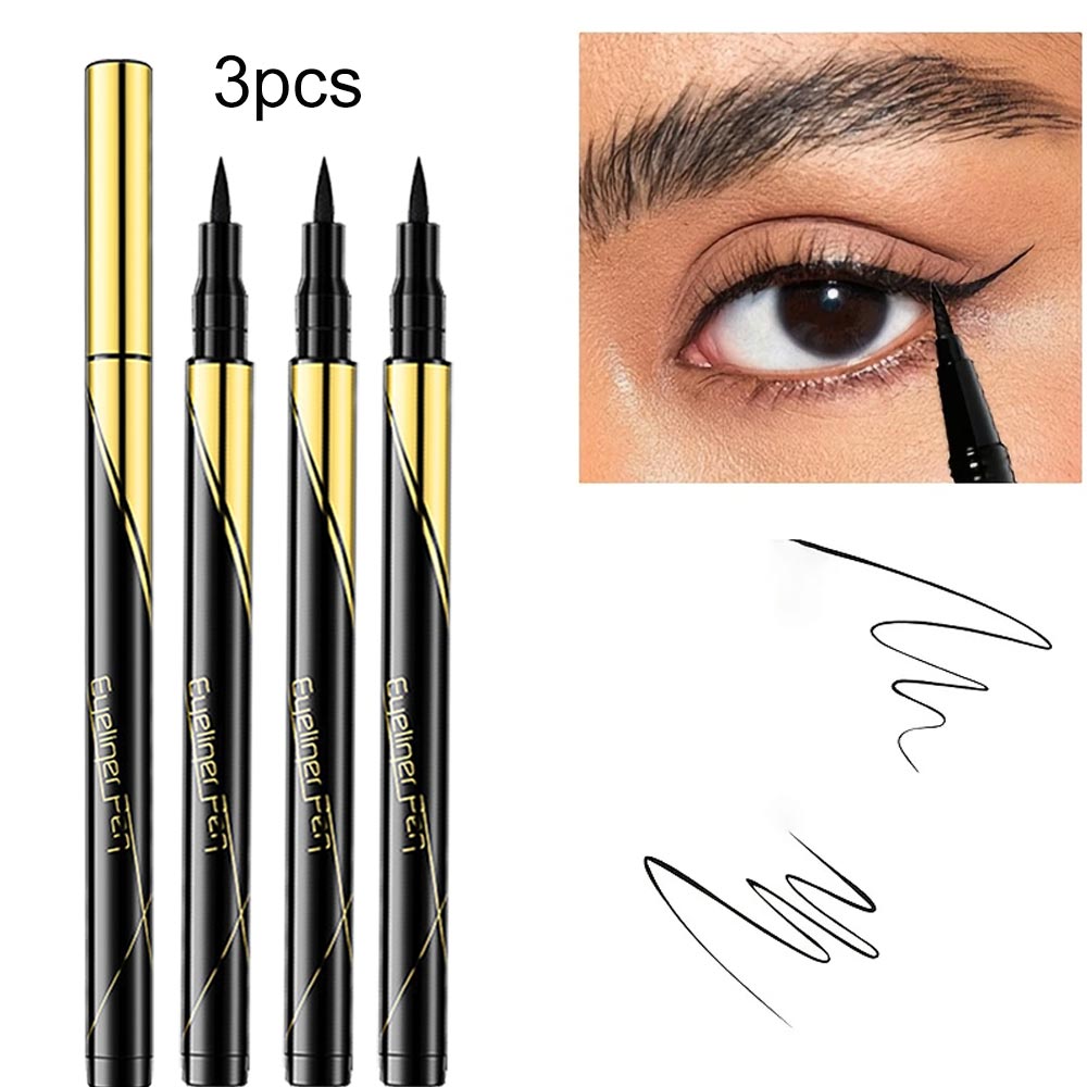 Waterproof Black Brown Eyeliner Pencils-Smudge-Proof, Long-Lasting &Beginner-Friendly Smooth High Pigmented Punk Eye Makeup