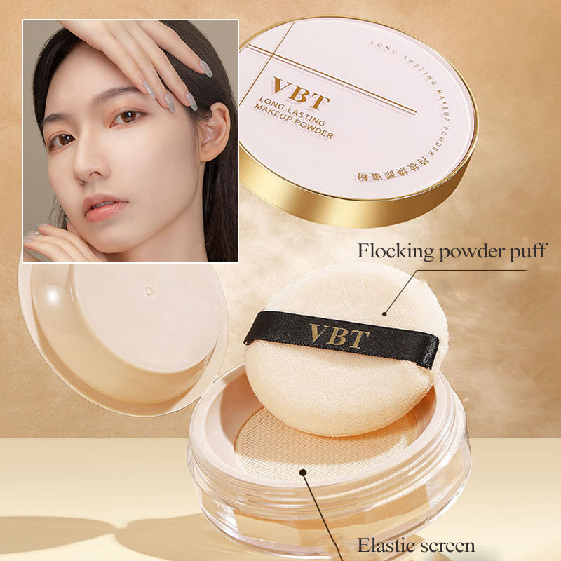 Oil-control Loose Face Powder Translucent Natural Setting Powder Makeup Waterproof Long Lasting Matte Cosmetics