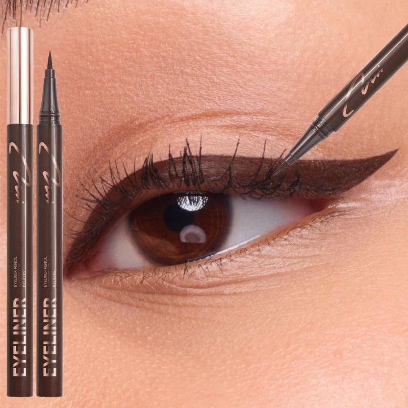 Brown Liquid Eyeliner Quick-drying Smudge-proof Sweat-proof and Waterproof Precise and Long-lasting Slim Eyeliner