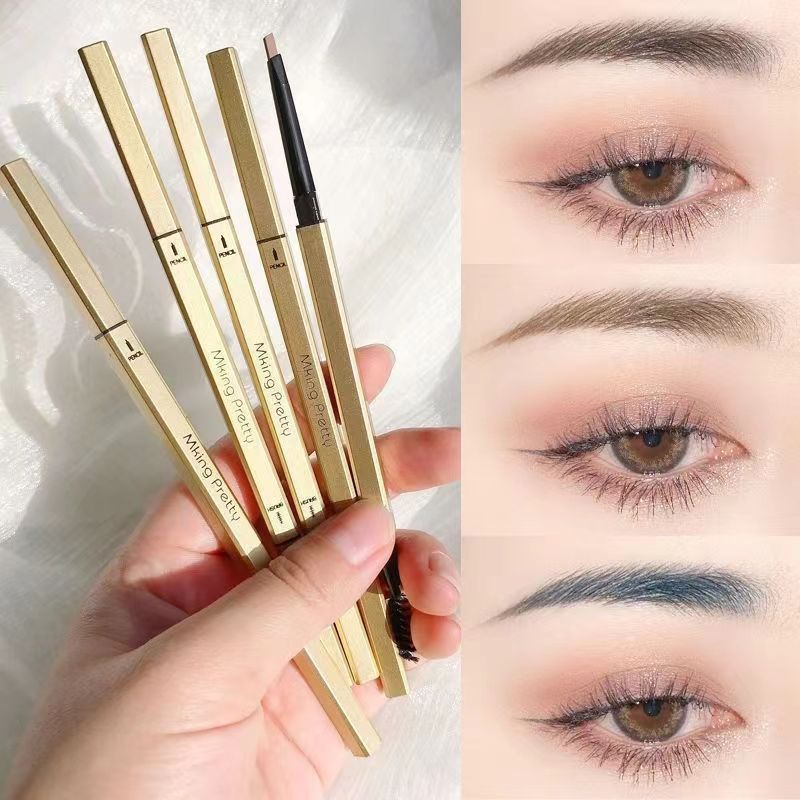Double Sided Microblading Eyebrow Pen Woman Eyebrow Pencil Waterproof Marker Korean Make Up Products