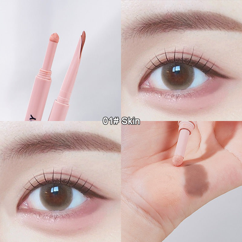 Double-end Lying Silkworm Eyeliner Pencil Diamond Glitter Matte Pink Eye Shadow Pen Brightening Cream Shadow Highligher Makeup