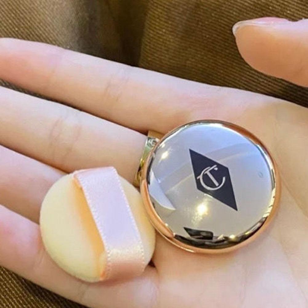 Mini Setting Powder Oil Control Puffs Natural Compact Waterproof Foundation Brighten Skin Soft Flawless Dry Powder Concealer