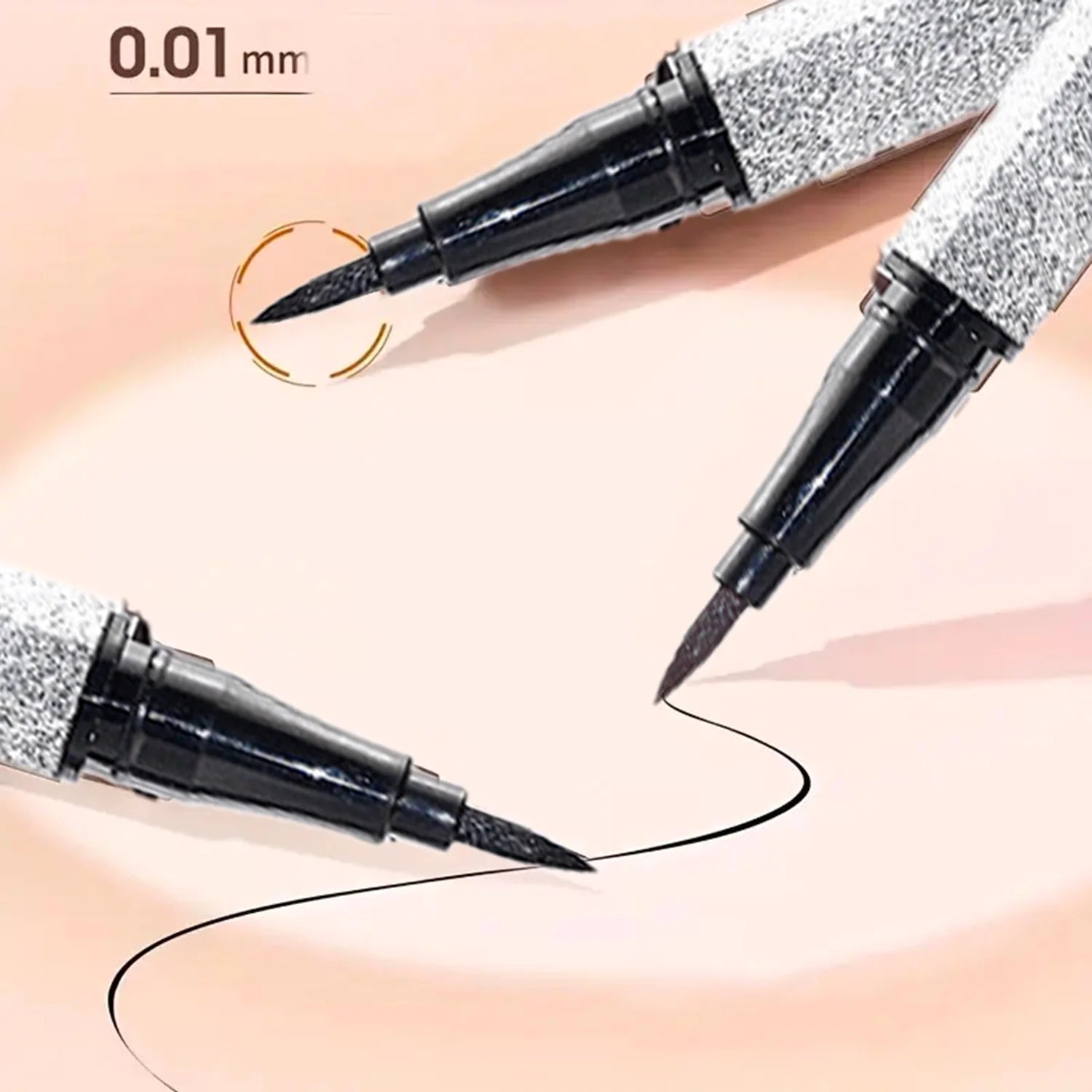 Starry Eyeliner Pen Waterproof & Smudge-Proof Quick-Dry Long-Lasting Matte Finish Multi-Look Eye Makeup Safe for All Skin Types