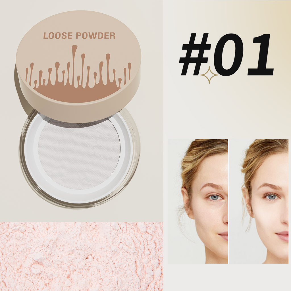 5 Colors Loose Powder Can Reduce Pores and Fine Lines, With a Long-lasting Matte Effect and Natural Facial Makeup Powder