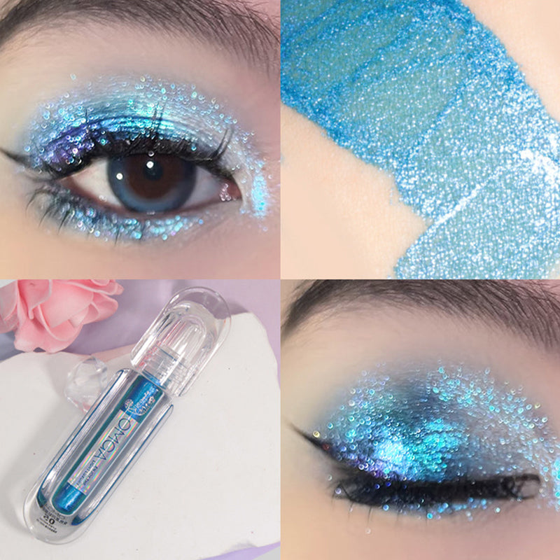 Chameleon Liquid Eye Shadow Pearlescent Shimmer Long Lasting Pearly Fine Sparkling Sequins Highlighter Eyeshadow Eye Makeup