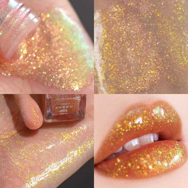 Chameleon Clear Water Gloss Lip Gloss Moisturizing And Non Sticky Long Lasting Waterproof Colourful Diamond Shimmer Lipstick