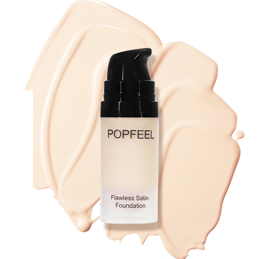 Lightweight Long-Lasting Foundation Liquid – 24-Hour WearBreathable Formula for Natural Bare Makeup Look