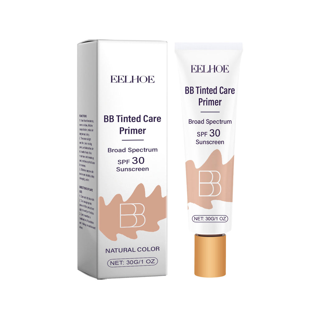 Tinted BB Cream with SPF 30 Full Coverage Nude Makeup Facial Foundation Waterproof