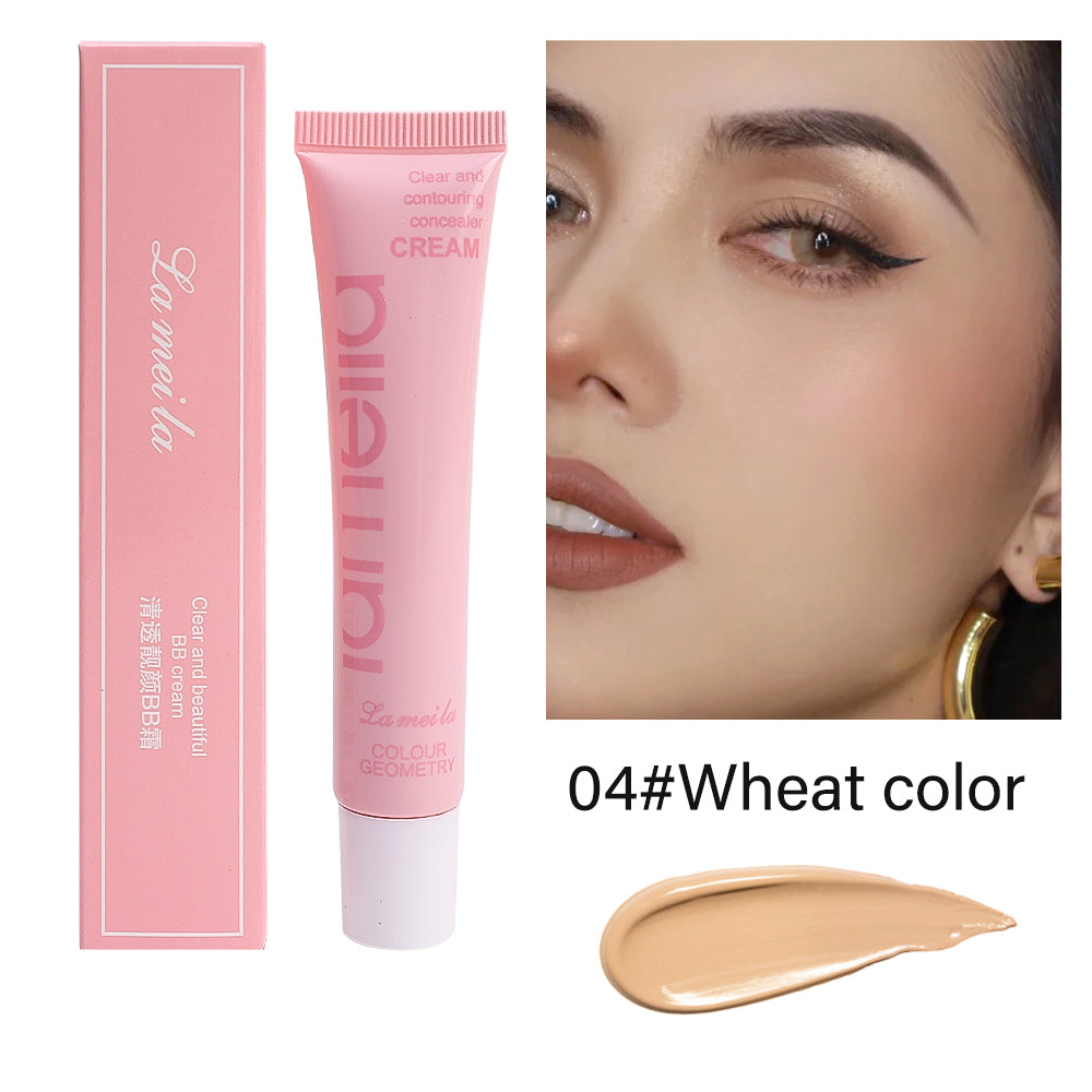 BB Cream Face Full Concealer Brighten Makeup Base CC Cream Longlasting Liquid Foundation Cream for Waterproof Face High Coverage