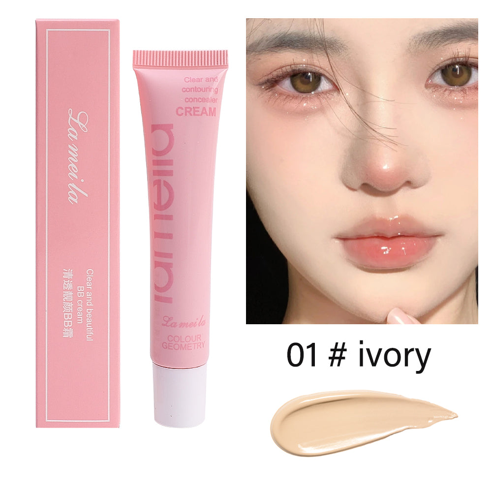 BB Cream Face Full Concealer Brighten Makeup Base CC Cream Longlasting Liquid Foundation Cream for Waterproof Face High Coverage