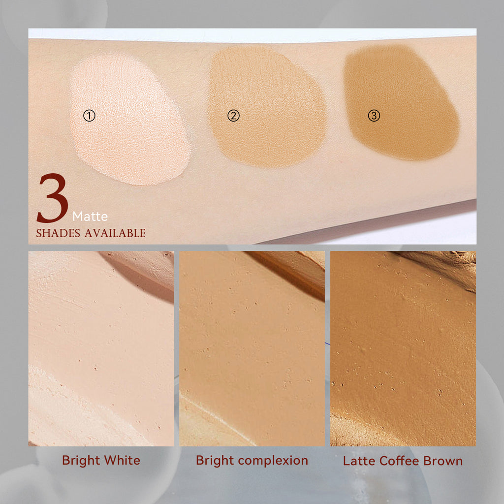 Longlasting Non-Transfer Full Coverage Foundation Stick Lightweight Breathable Natural Finish Makeup Sun Protection Oil-Free