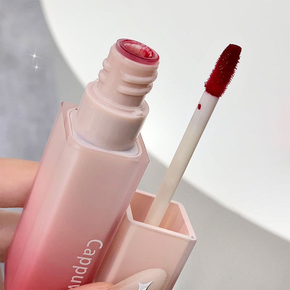 Nude Water Mist Lip Glaze Matte Velvet White Lip Gloss Long-lasting Lipstick