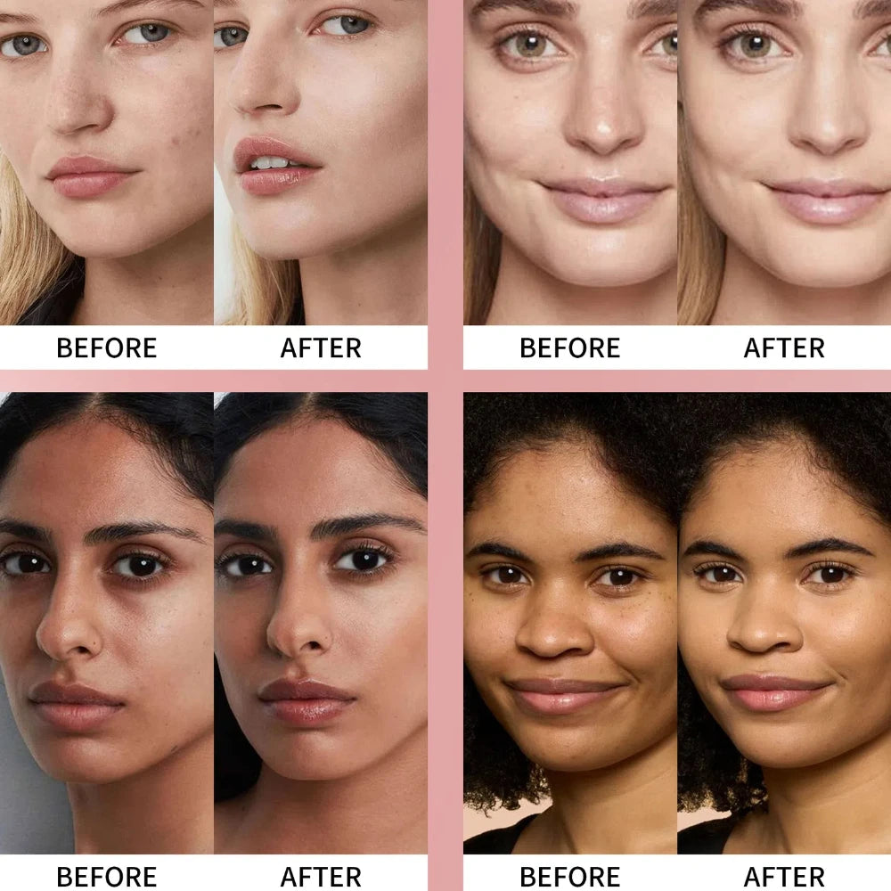 Air Cushion Full Coverage Waterproof Long-lasting Brighten Foundation  Women Base Makeup Face Korean Cosmetics