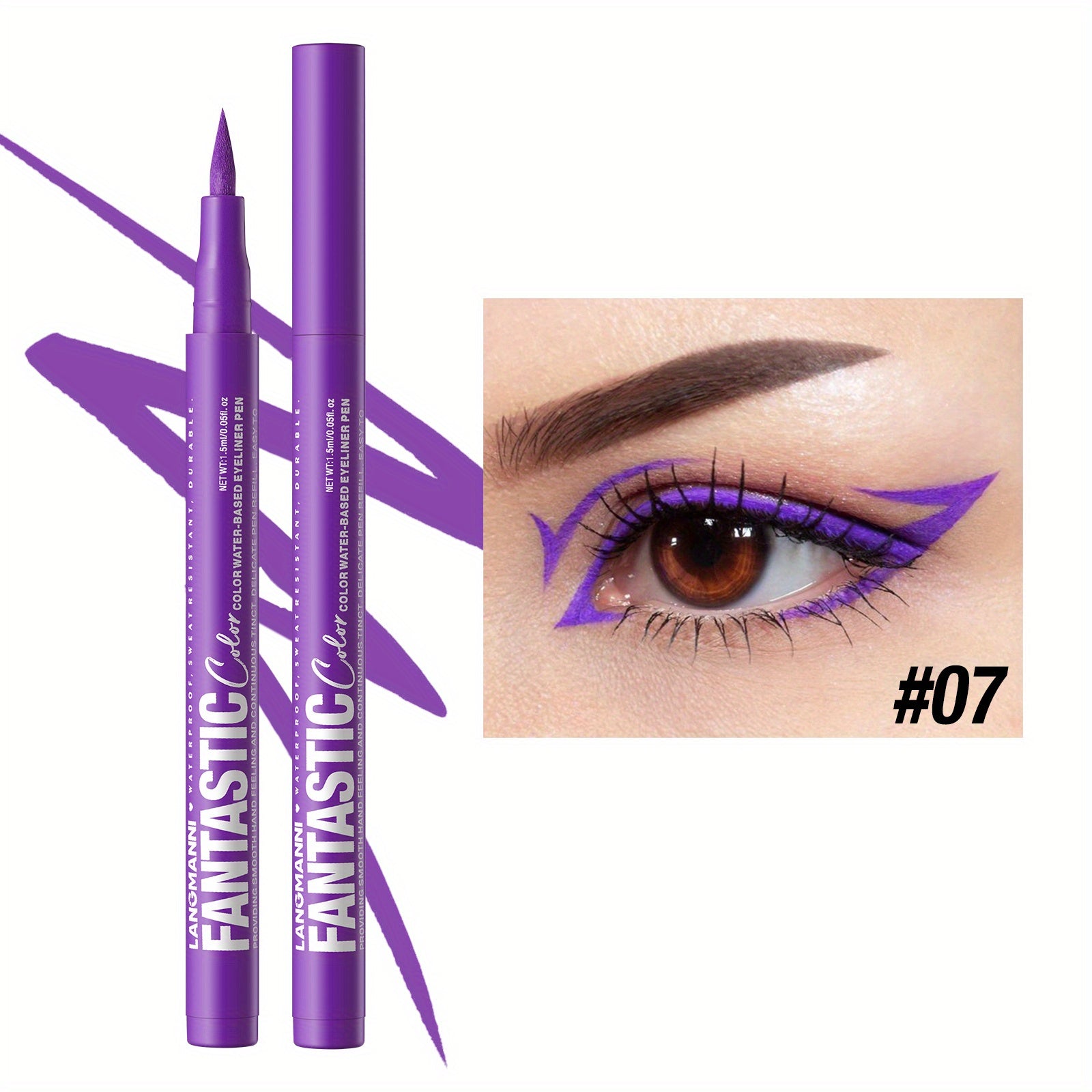 1 pcs waterproof  quick-drying  oil-proof and non-smudging long-lasting ultra-fine eyeliner  eyeliner pen  Makeup