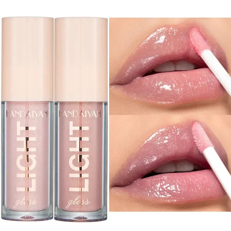 12 Colors Mirror Pearl Lip Gloss Waterproof Long Lasting Moisturizing Lipstick Shine Glitter Lip Gloss WomenCosmetics
